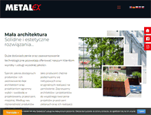 Tablet Screenshot of metal-ex.pl